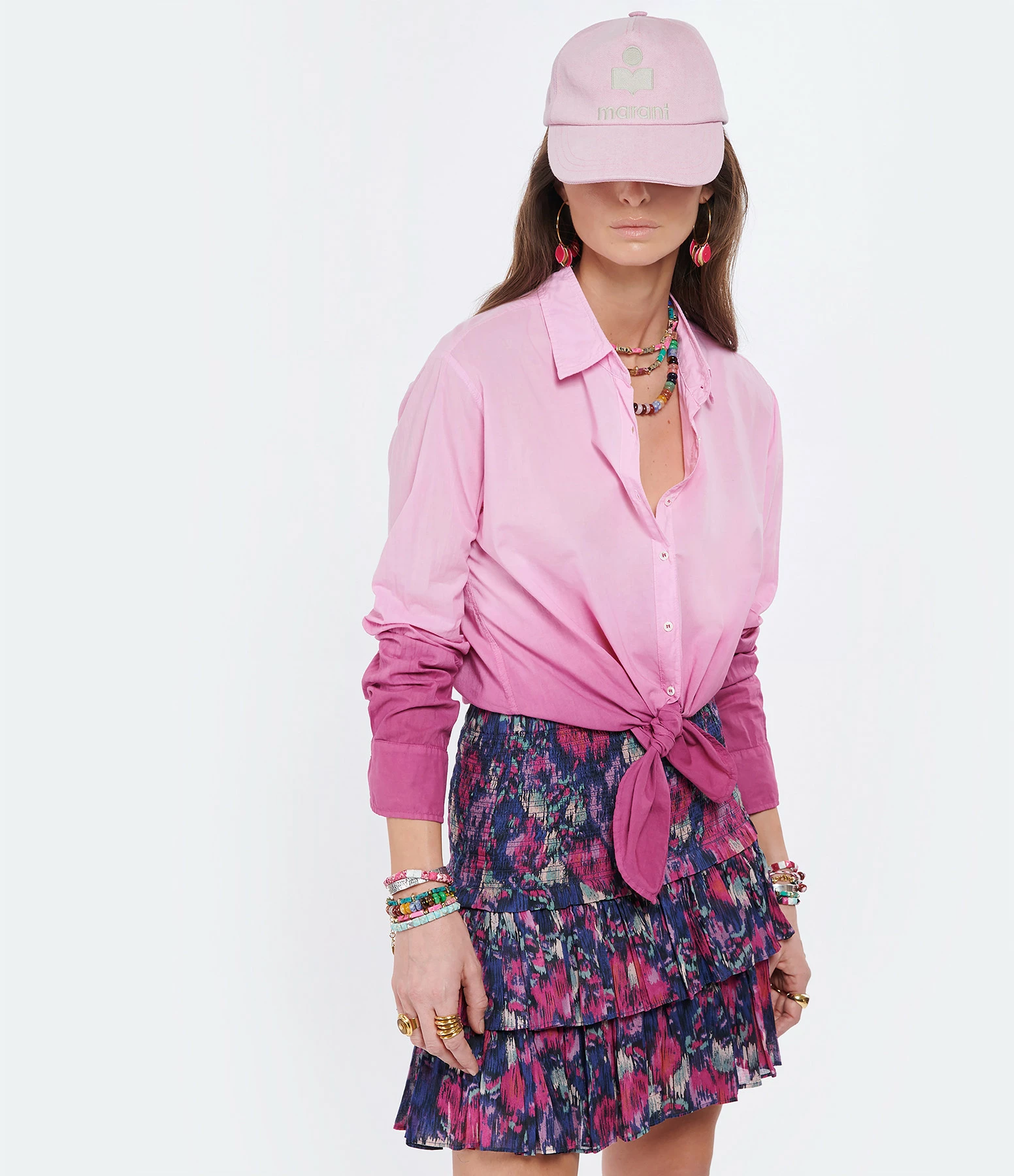 Grosses soldes 👍 XIRENA Chemise Beau Ombre Coton Rose 🌟 3 Grosses soldes 👍 XIRENA Chemise Beau Ombre Coton Rose 🌟 – Image 3