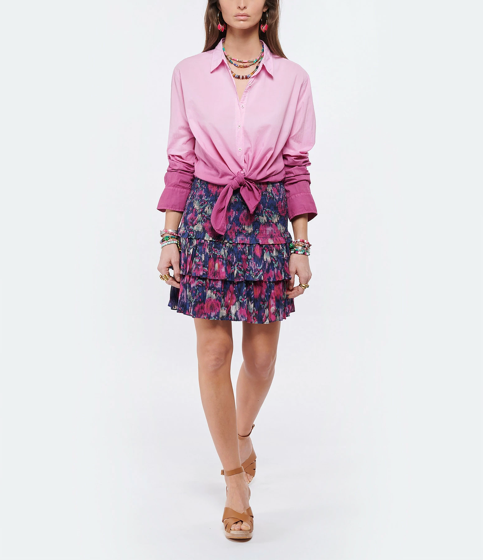 Grosses soldes 👍 XIRENA Chemise Beau Ombre Coton Rose 🌟 4 Grosses soldes 👍 XIRENA Chemise Beau Ombre Coton Rose 🌟 – Image 4