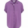 Budget 🧨 XIRENA Chemise Channing Coton Violet 🌟