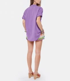 Budget 🧨 XIRENA Chemise Channing Coton Violet 🌟 -BOUTIQUE MARGAUX LONNBERG unnamed file 2466