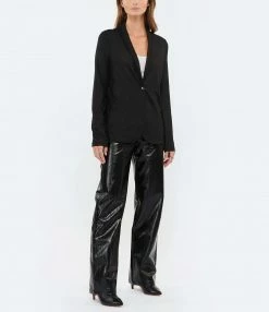 Bon marché ✔️ MAJESTIC FILATURES Veste Blazer Métallique Noir 🤩 -BOUTIQUE MARGAUX LONNBERG unnamed file 247 scaled