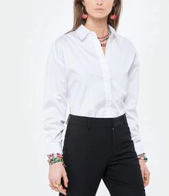 Bon marché ⌛ ANDREA LEV Chemise Boyfriend Blanc 👍 -BOUTIQUE MARGAUX LONNBERG unnamed file 2477