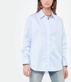 Tout neuf ⭐ ANDREA LEV Chemise Boyfriend Bleu Ciel ✔️ -BOUTIQUE MARGAUX LONNBERG unnamed file 2482