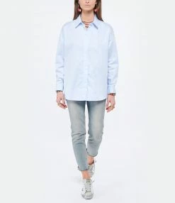 Tout neuf ⭐ ANDREA LEV Chemise Boyfriend Bleu Ciel ✔️ -BOUTIQUE MARGAUX LONNBERG unnamed file 2483