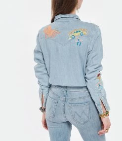 Grosses soldes 🎉 MOTHER Chemise All My Exes Denim Adventure Rising 🎁 -BOUTIQUE MARGAUX LONNBERG unnamed file 2527