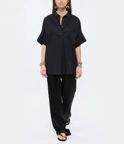 Tout neuf ???? ROBERTO COLLINA Blouse Coton Noir ???? -BOUTIQUE MARGAUX LONNBERG unnamed file 2538