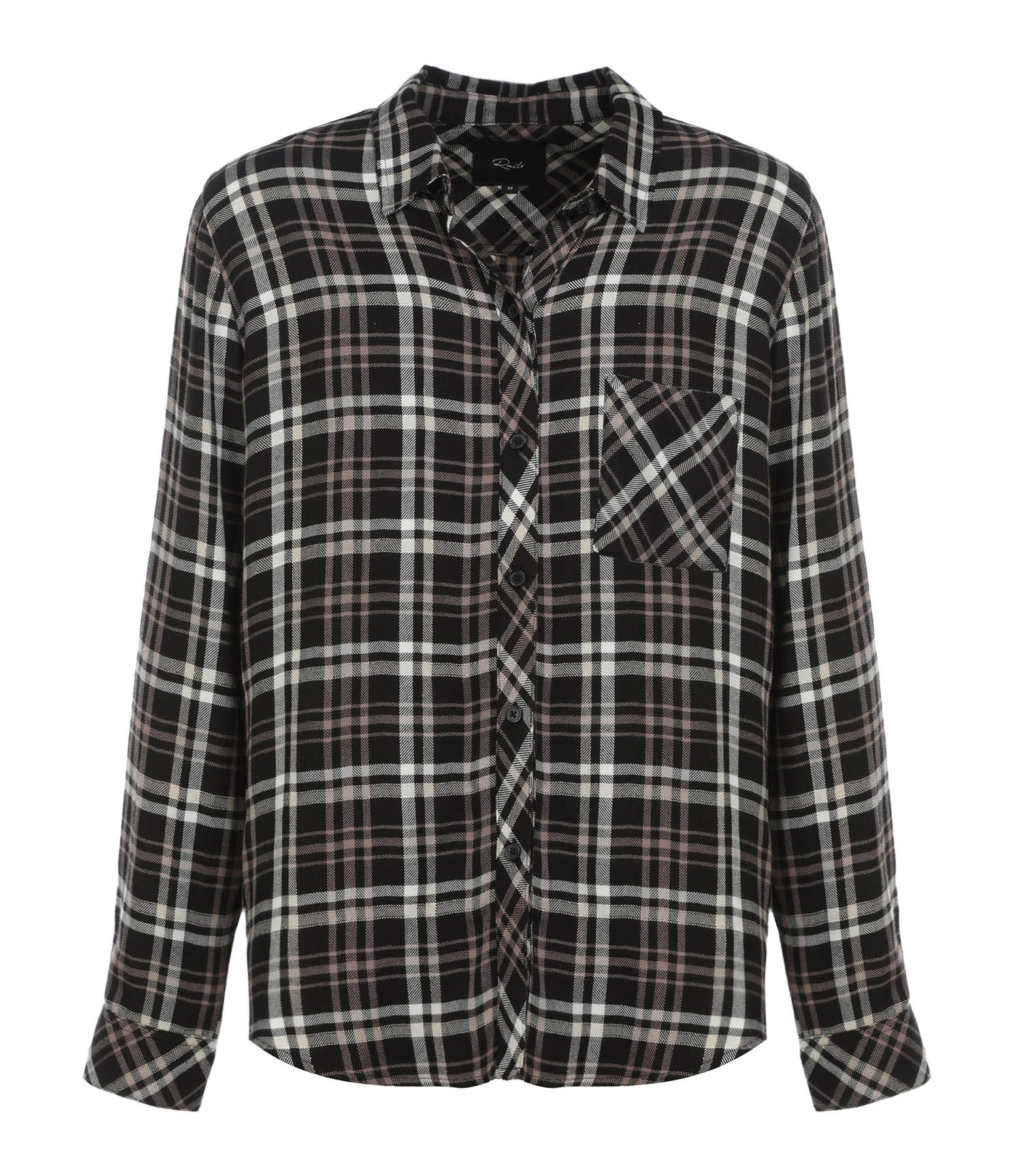 Meilleur prix ???? RAILS Chemise Hunter Noir Crème ???? 1 Meilleur prix ???? RAILS Chemise Hunter Noir Crème ????