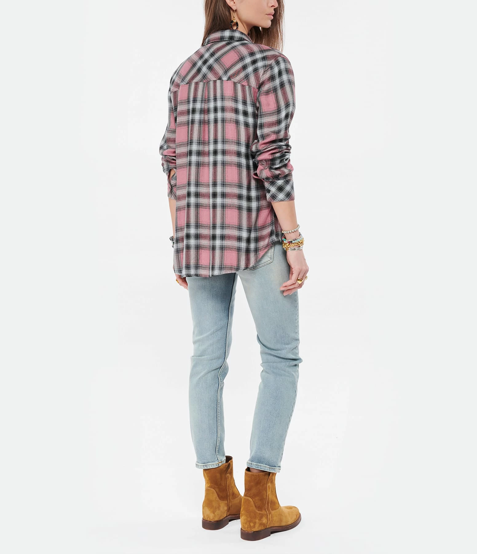 Sortie 🌟 RAILS Chemise Hunter Rose Blanc 🌟 5 Sortie 🌟 RAILS Chemise Hunter Rose Blanc 🌟 – Image 5