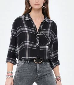 Meilleure affaire 🛒 RAILS Chemise Hunter Lurex Noir Crème 👍 -BOUTIQUE MARGAUX LONNBERG unnamed file 2581