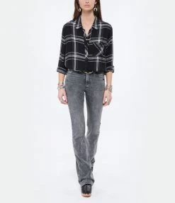 Meilleure affaire 🛒 RAILS Chemise Hunter Lurex Noir Crème 👍 -BOUTIQUE MARGAUX LONNBERG unnamed file 2582