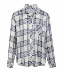 Budget 😀 RAILS Chemise Hunter Bleu Rose 🔔