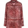 Meilleur prix ✔️ GOLDEN GOOSE Chemise Bandana Rouge 😀