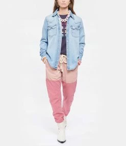 De gros ⌛ RE/DONE Chemise 50s Sawtooth Western Denim Heritage Light 😉 -BOUTIQUE MARGAUX LONNBERG unnamed file 2689