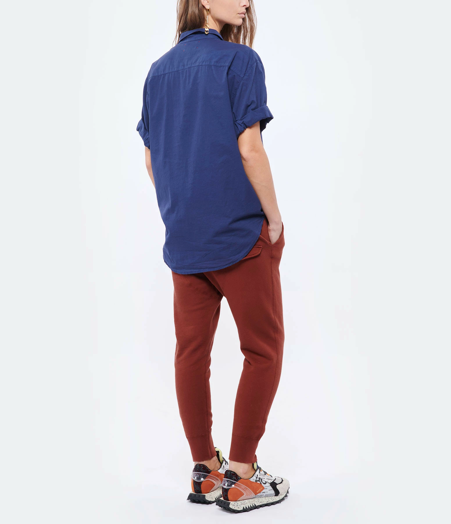 De gros ✨ XIRENA Chemise Channing Coton Bleu Navy 👍 5 De gros ✨ XIRENA Chemise Channing Coton Bleu Navy 👍 – Image 5