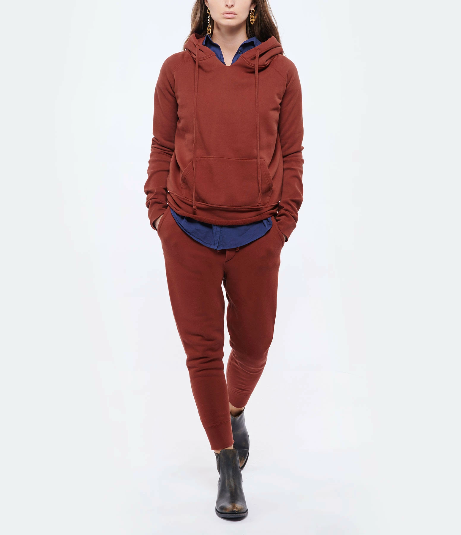 De gros ✨ XIRENA Chemise Channing Coton Bleu Navy 👍 6 De gros ✨ XIRENA Chemise Channing Coton Bleu Navy 👍 – Image 6