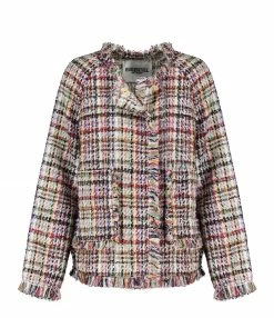 Acheter 🎁 ESSENTIEL ANTWERP Veste Compost Frange Multicolore 🛒