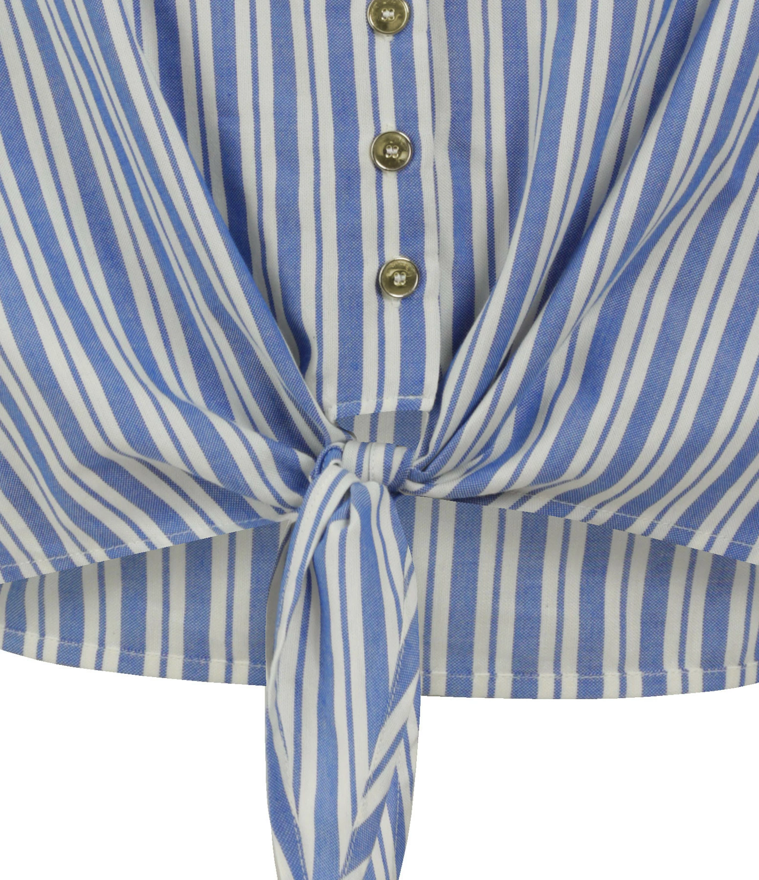 Meilleure affaire ✨ JEANNE VOULAND Blouse Rivage Nœud Coton Rayé Bleu Blanc 🌟 2 Meilleure affaire ✨ JEANNE VOULAND Blouse Rivage Nœud Coton Rayé Bleu Blanc 🌟 – Image 2