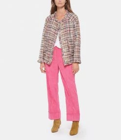 Acheter 🎁 ESSENTIEL ANTWERP Veste Compost Frange Multicolore 🛒 -BOUTIQUE MARGAUX LONNBERG unnamed file 277