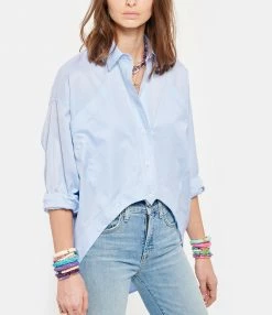 Offres ✨ MARGAUX LONNBERG Chemise Astin Coton Bleu 💯 -BOUTIQUE MARGAUX LONNBERG unnamed file 2787