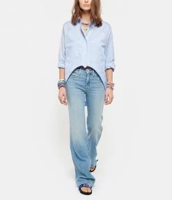 Offres ✨ MARGAUX LONNBERG Chemise Astin Coton Bleu 💯 -BOUTIQUE MARGAUX LONNBERG unnamed file 2788