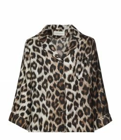 Top 10 😍 LA PRESTIC OUISTON Chemise Victoria Soie Imprimé Panthère 🎉