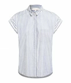 Offres 🧨 XIRENA Chemise Wess Coton Rayures Pacific 🎁