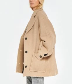 Coupon 👍 IRO Manteau Hisha Laine Vierge Taupe ⭐ -BOUTIQUE MARGAUX LONNBERG unnamed file 2854