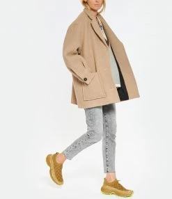 Coupon 👍 IRO Manteau Hisha Laine Vierge Taupe ⭐ -BOUTIQUE MARGAUX LONNBERG unnamed file 2855