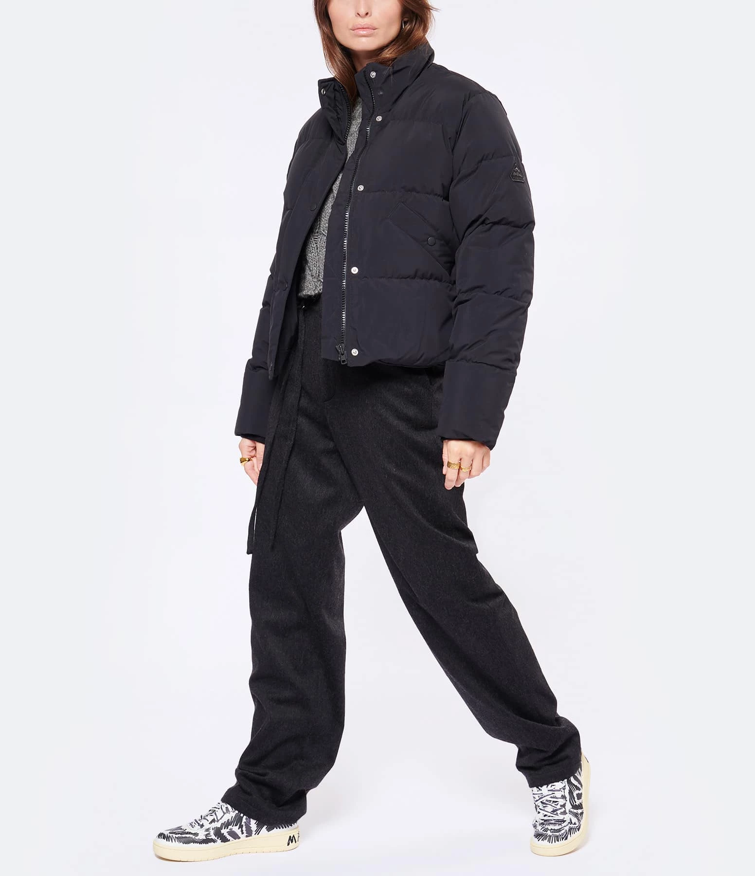 Le moins cher ???? Doudoune Lodge Recyclée Noir, Collaboration Pyrenex X Roseanna ???? 4 Le moins cher ???? Doudoune Lodge Recyclée Noir, Collaboration Pyrenex X Roseanna ???? – Image 4