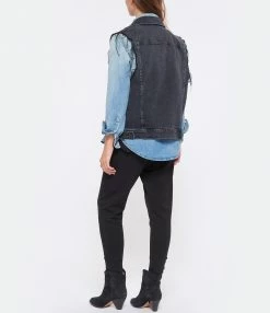 Remise 😉 MOTHER Veste Sans Manches Denim On The Fly 🧨 -BOUTIQUE MARGAUX LONNBERG unnamed file 288