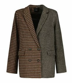 Vente flash 💯 RAILS Veste De Costume Cody Marron Gris 🥰