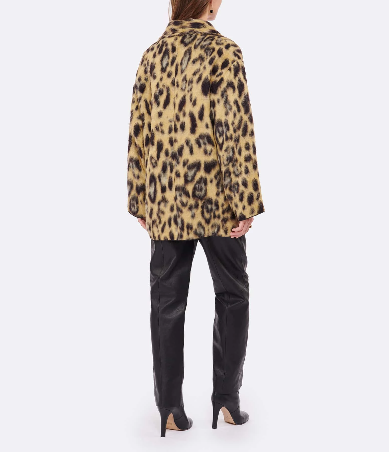 Sortie 😍 FORTE_FORTE Manteau Jacquard Laine Vierge Imprimé Selvaje 🛒 4 Sortie 😍 FORTE_FORTE Manteau Jacquard Laine Vierge Imprimé Selvaje 🛒 – Image 4