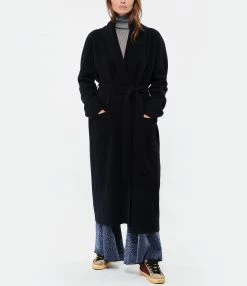 Budget 🥰 ROBERTO COLLINA Manteau Laine Mérino Noir 😉 -BOUTIQUE MARGAUX LONNBERG unnamed file 2945