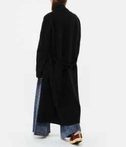 Budget 🥰 ROBERTO COLLINA Manteau Laine Mérino Noir 😉 -BOUTIQUE MARGAUX LONNBERG unnamed file 2946