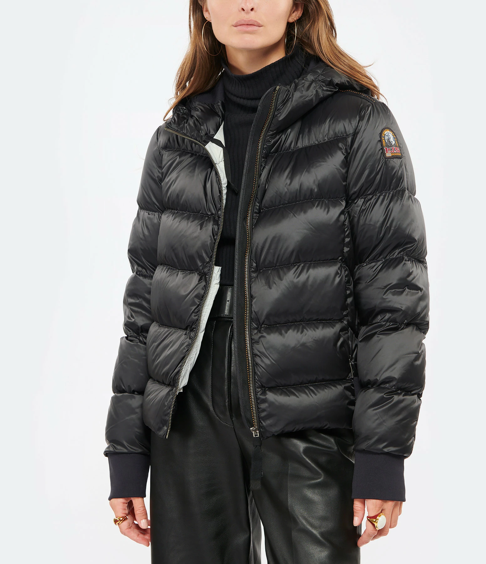 Nouveau ???? PARAJUMPERS Doudoune Courte Mariah Noir ⭐ 3 Nouveau ???? PARAJUMPERS Doudoune Courte Mariah Noir ⭐ – Image 3