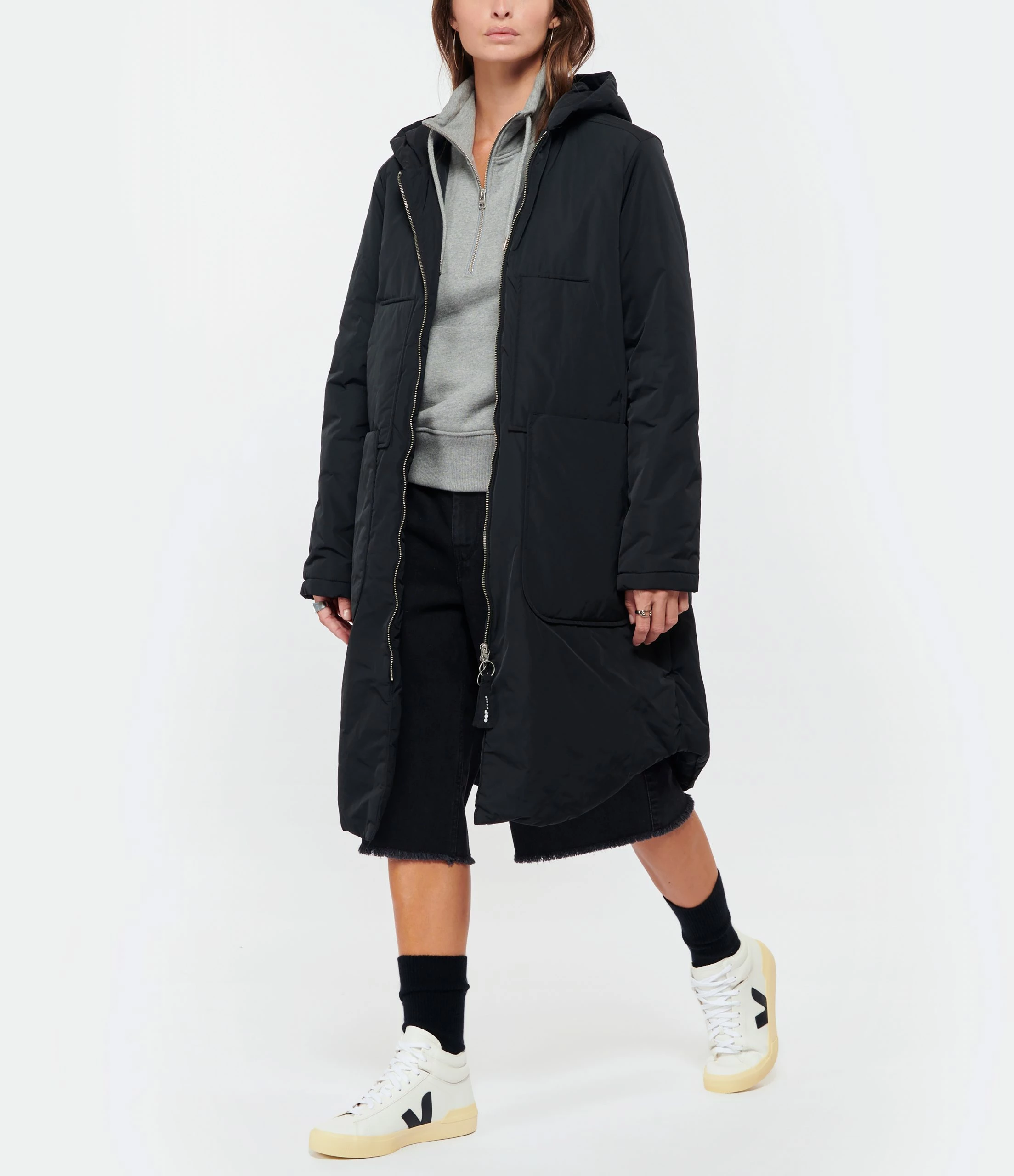 Le moins cher ???? OOFWEAR Parka 9094 Noir ???? 2 Le moins cher ???? OOFWEAR Parka 9094 Noir ???? – Image 2