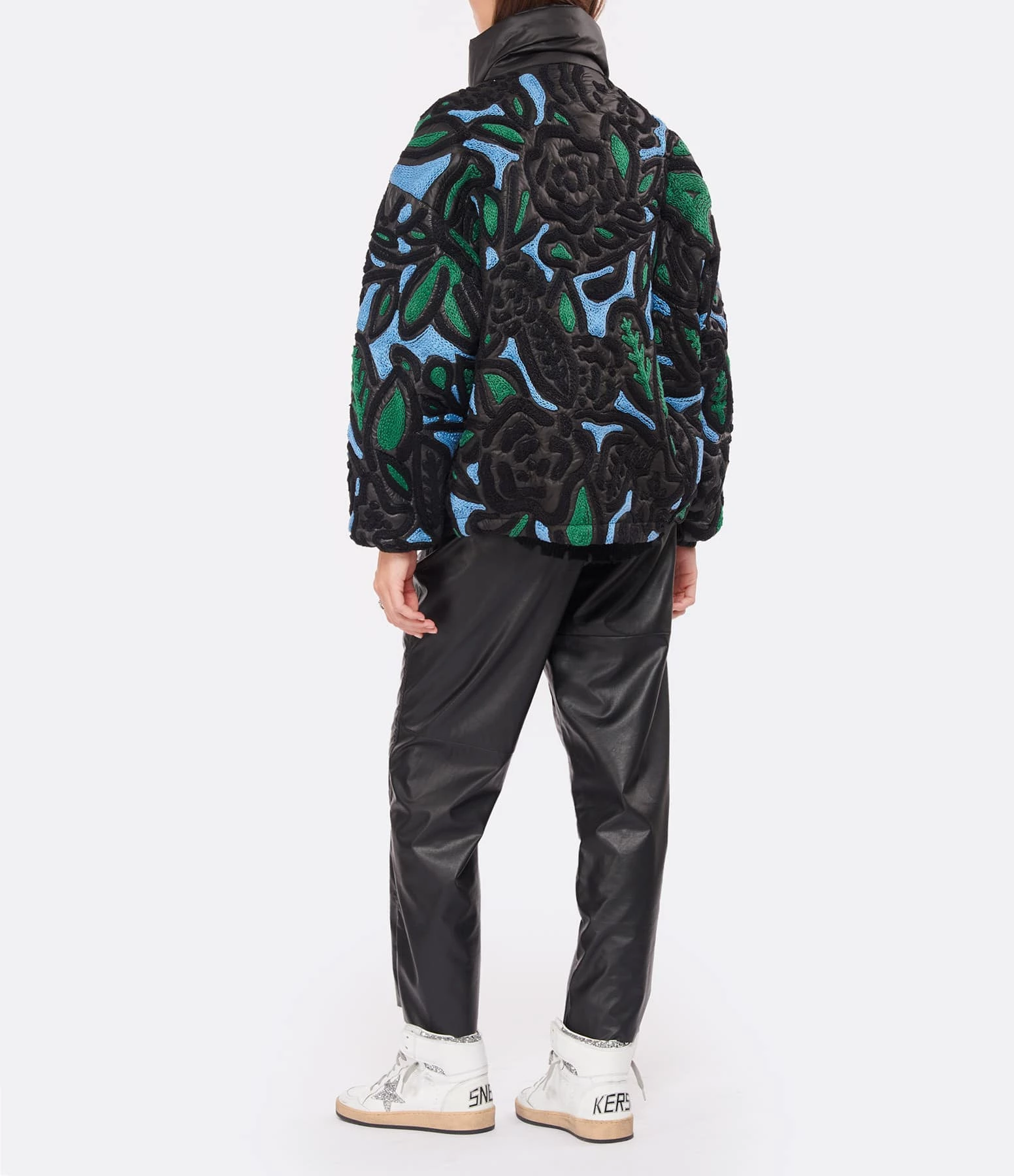 Tout neuf 😉 MII Doudoune Dora Broderie Imprimé Fleur Bleu 🥰 4 Tout neuf 😉 MII Doudoune Dora Broderie Imprimé Fleur Bleu 🥰 – Image 4