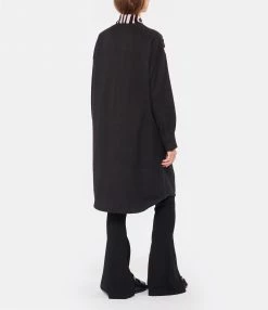 Tout neuf 👍 MII Manteau Long Uma Coton Broderie Noir Multicolore ⭐ -BOUTIQUE MARGAUX LONNBERG unnamed file 3014