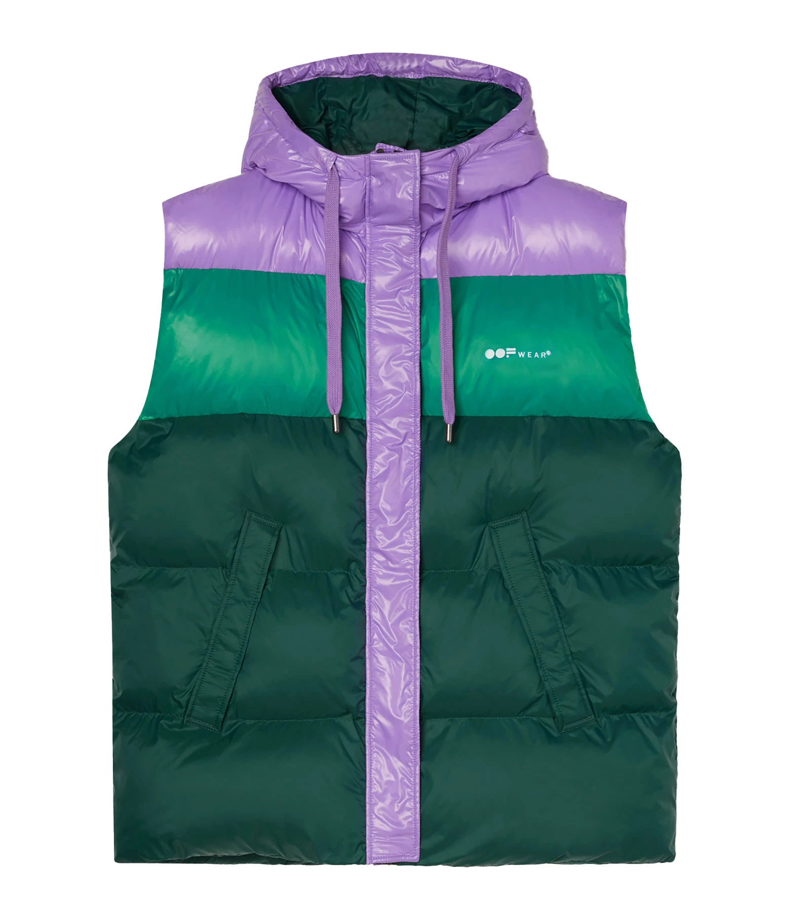 Meilleure vente ???? OOFWEAR Doudoune Sans Manches 9119 Vert Lila ???? 1 Meilleure vente ???? OOFWEAR Doudoune Sans Manches 9119 Vert Lila ????