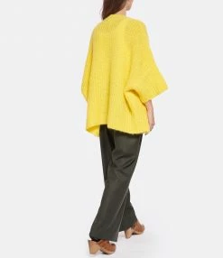 Tout neuf 😍 ESSENTIEL ANTWERP Cardigan Castrid Oversize Mohair Jaune 🤩 -BOUTIQUE MARGAUX LONNBERG unnamed file 306