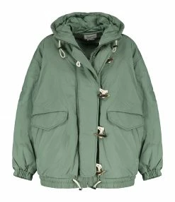 Remise ⌛ ISABEL MARANT ÉTOILE Manteau Daisy Coton Verdigris 🧨