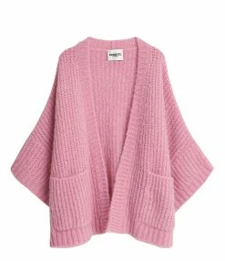 Budget 🔔 ESSENTIEL ANTWERP Cardigan Castrid Oversize Mohair Rose 🛒