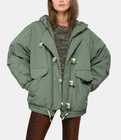 Remise ⌛ ISABEL MARANT ÉTOILE Manteau Daisy Coton Verdigris 🧨 -BOUTIQUE MARGAUX LONNBERG unnamed file 3071