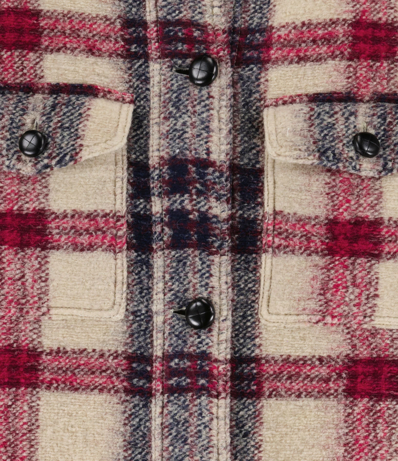 Sortie 🌟 ISABEL MARANT ÉTOILE Manteau Fontizi Laine Bordeaux Écru 👍 2 Sortie 🌟 ISABEL MARANT ÉTOILE Manteau Fontizi Laine Bordeaux Écru 👍 – Image 2