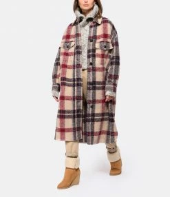 Sortie 🌟 ISABEL MARANT ÉTOILE Manteau Fontizi Laine Bordeaux Écru 👍 6 Sortie 🌟 ISABEL MARANT ÉTOILE Manteau Fontizi Laine Bordeaux Écru 👍 -BOUTIQUE MARGAUX LONNBERG unnamed file 3085