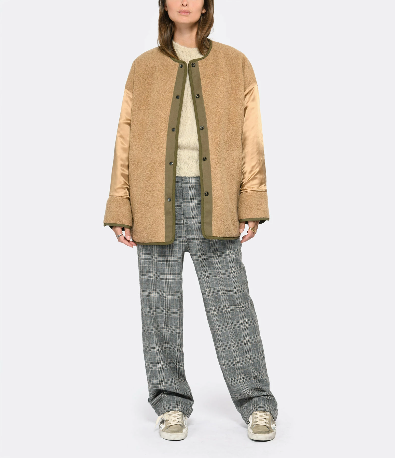 Acheter đ CLOSED Veste RĂ©versible Oversize Coton Vert â 7 Acheter đ CLOSED Veste RĂ©versible Oversize Coton Vert â â Image 7