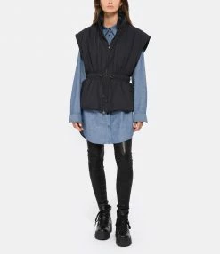 Promo 😀 ISABEL MARANT ÉTOILE Manteau Dastyni Laine Noir Délavé ✨ -BOUTIQUE MARGAUX LONNBERG unnamed file 3109