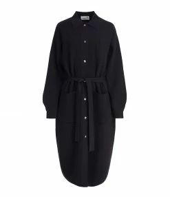 Meilleure affaire 🥰 ESSENTIEL ANTWERP Gilet Long Celebrity Noir 😍