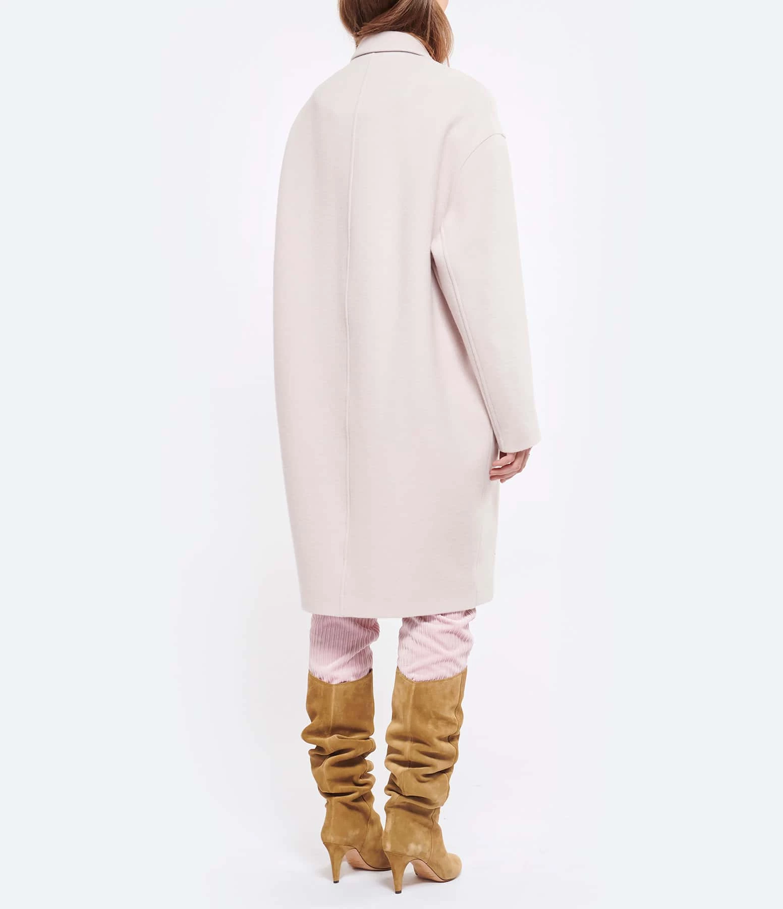 Grosses soldes ???? ISABEL MARANT Manteau Efegozi Laine Craie ???? 4 Grosses soldes ???? ISABEL MARANT Manteau Efegozi Laine Craie ???? – Image 4
