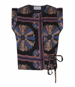 Remise 🧨 ANTIK BATIK Veste Sans Manches Jenny Coton Multicolore 🧨